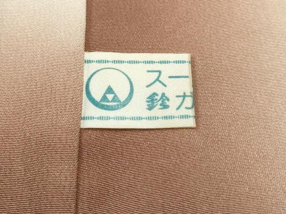 平和屋着物■訪問着　螺鈿　流水枝花文　暈し染め　金銀彩　鈴乃屋扱い　正絹　逸品　CABH0661ev