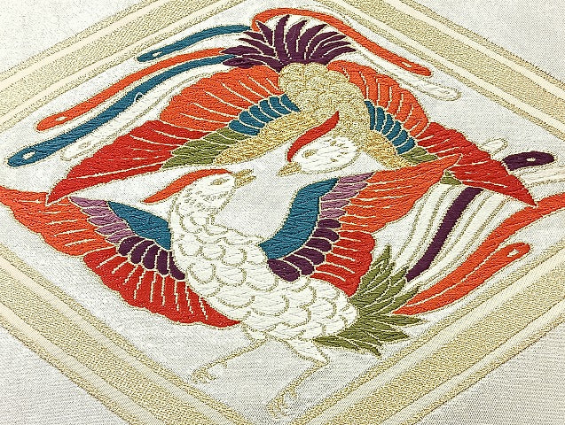 平和屋着物■袋帯 西陣 まとめて100点 鳳凰 鶴 向い尾長鳥 向い鳥 蝶 楽器 七宝 正倉院 宝相華 立波 金銀糸 未使用品有 全て正絹 mmm1140