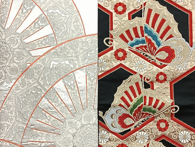 平和屋着物■袋帯 西陣 まとめて100点 鳳凰 鶴 向い尾長鳥 向い鳥 蝶 楽器 七宝 正倉院 宝相華 立波 金銀糸 未使用品有 全て正絹 mmm1140