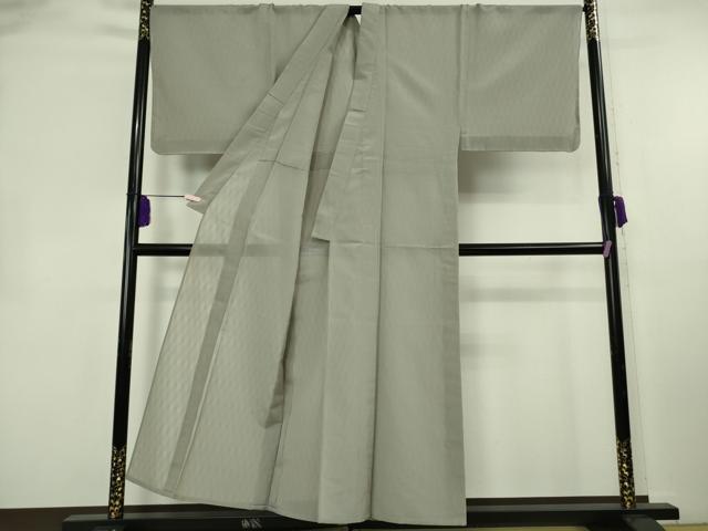 平和屋本店＊極上　夏物　男性　明石縮　キングサイズ　潤色　根啓織物謹製　証紙付き　逸品　未使用　DZAB0355kh6