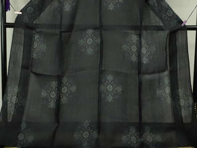 平和屋本店＊極上　夏物　重要無形文化財　本場宮古上布　苧麻　逸品　DZAB4087kh6