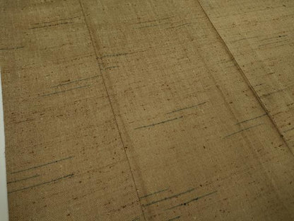 平和屋本店▽希少　ざざんざ織　単衣　逸品　未使用　DZAB4185kh6