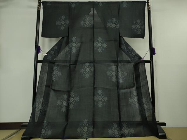 平和屋本店＊極上　夏物　重要無形文化財　本場宮古上布　苧麻　逸品　DZAB4087kh6