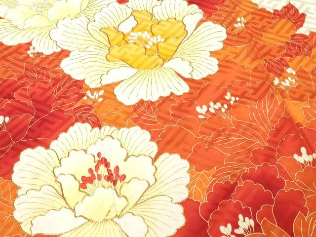 平和屋着物■豪華振袖　駒刺繍　牡丹　金彩　正絹　逸品　DABG6171xg