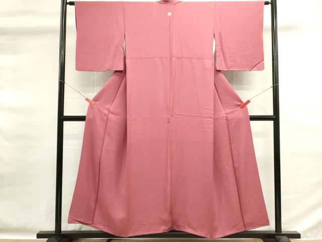 平和屋着物■上質な色無地　今様色　正絹　逸品　DABG6736cd