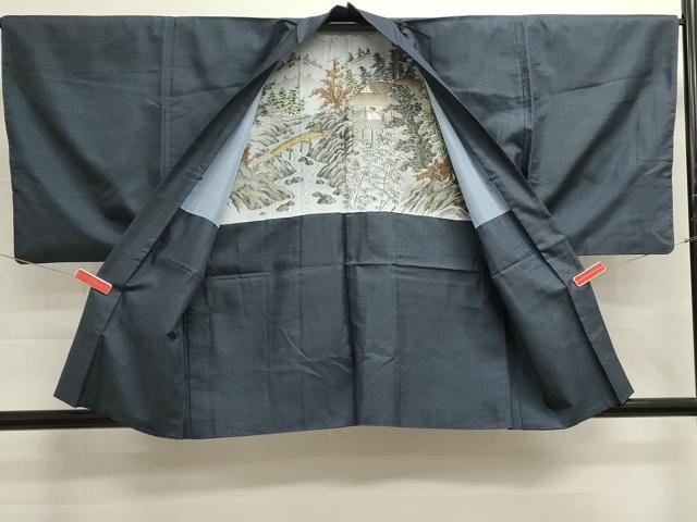 平和屋着物■男性　本場大島紬　アンサンブル　100亀甲　総詰め　正絹　逸品　DABG6761cd
