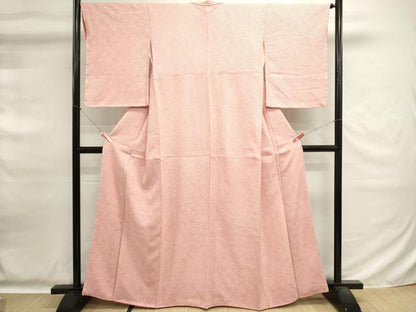 平和屋着物■大変加工の良い総絞り小紋　正絹　逸品　DABG6755cd