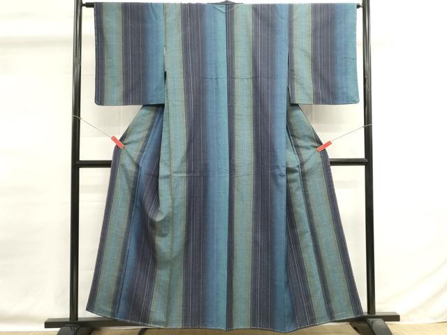 平和屋着物■上質な紬　間道　正絹　逸品　DABG6745cd