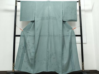 平和屋着物＊夏物　訪問着　紗袷　紗×絽　花蝶文　正絹　逸品　CABH3889th