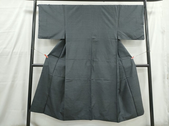 平和屋着物■男性　本場大島紬　80亀甲　総詰め　正絹　逸品　DABG4820qa