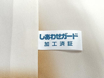 平和屋着物■訪問着　枝葉文　金彩　正絹　逸品　CABH4154xe