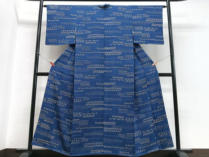 平和屋着物■上質な小紋　草花文　正絹　逸品　CABH4142xe