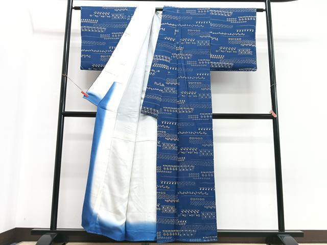 平和屋着物■上質な小紋　草花文　正絹　逸品　CABH4142xe