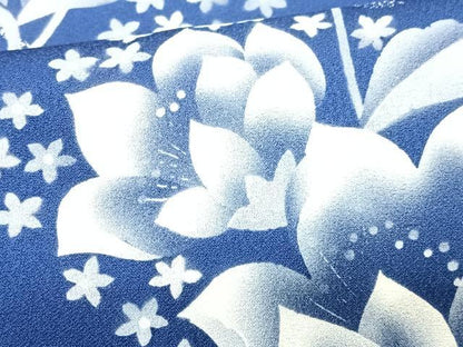 平和屋着物■訪問着　枝花文　金彩　正絹　逸品　CABH4209xe