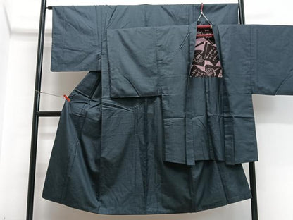平和屋着物■男性　本場大島紬　アンサンブル　亀甲文様　正絹　逸品　CABH4198xe