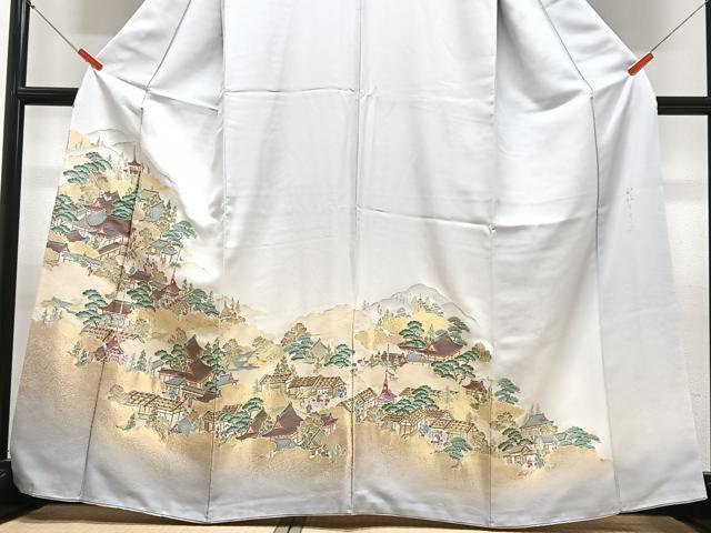 平和屋着物■豪華色留袖　いにしえの都　金彩　さが美扱い　正絹　逸品　CABH4181xe