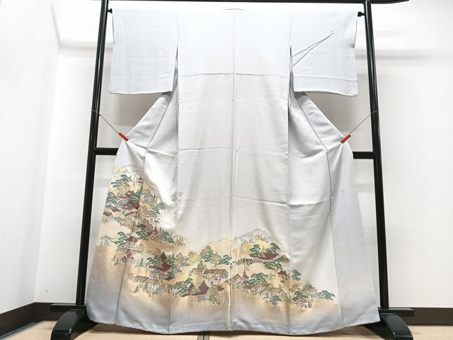平和屋着物■豪華色留袖　いにしえの都　金彩　さが美扱い　正絹　逸品　CABH4181xe