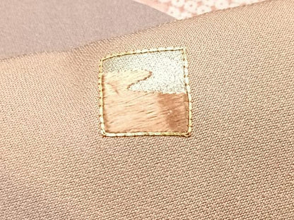 平和屋着物■訪問着　駒刺繍　色紙文　暈し染め　金彩　正絹　逸品　CABH4212xe