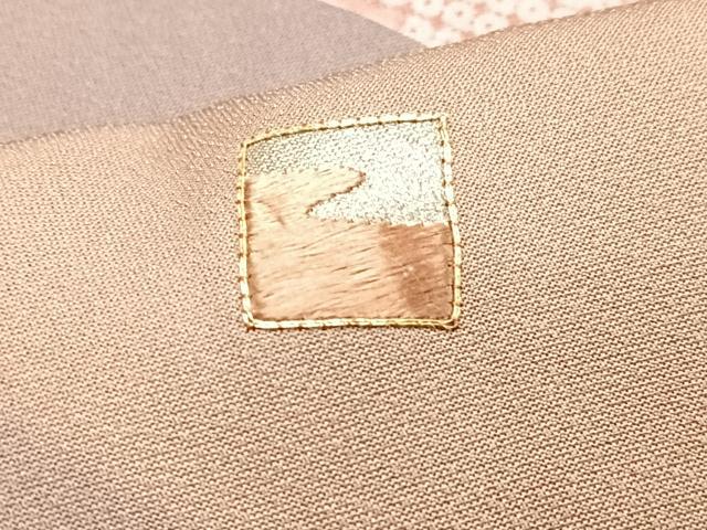 平和屋着物■訪問着　駒刺繍　色紙文　暈し染め　金彩　正絹　逸品　CABH4212xe
