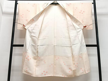 平和屋着物■長襦袢　袷　舞花文　正絹　逸品　CABH4191xe