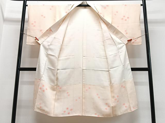 平和屋着物■長襦袢　袷　舞花文　正絹　逸品　CABH4191xe