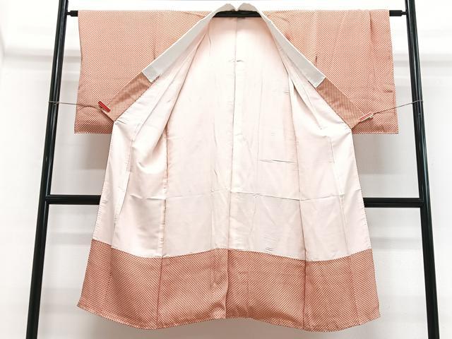 平和屋着物■長襦袢　袷　亀甲文　正絹　逸品　CABH4199xe