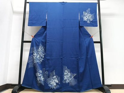 平和屋着物■訪問着　枝花文　金彩　正絹　逸品　CABH4209xe