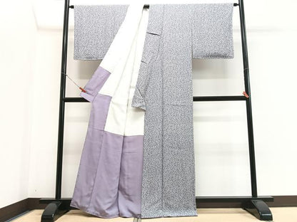 平和屋着物■上質な小紋　花尽くし　正絹　逸品　CABH4204xe