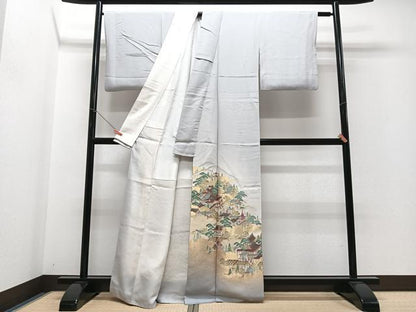 平和屋着物■豪華色留袖　いにしえの都　金彩　さが美扱い　正絹　逸品　CABH4181xe