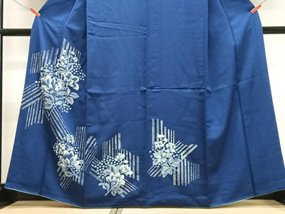 平和屋着物■訪問着　枝花文　金彩　正絹　逸品　CABH4209xe