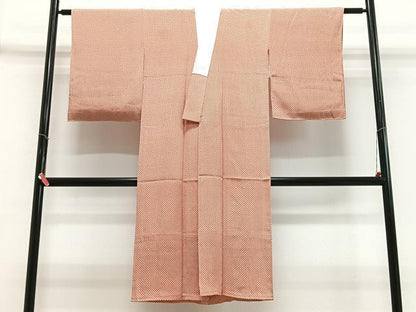 平和屋着物■長襦袢　袷　亀甲文　正絹　逸品　CABH4199xe