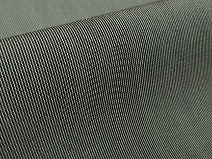 平和屋本店●極上　お召　毛万筋　墨色×薄鈍色　逸品　DZAB2538kh6