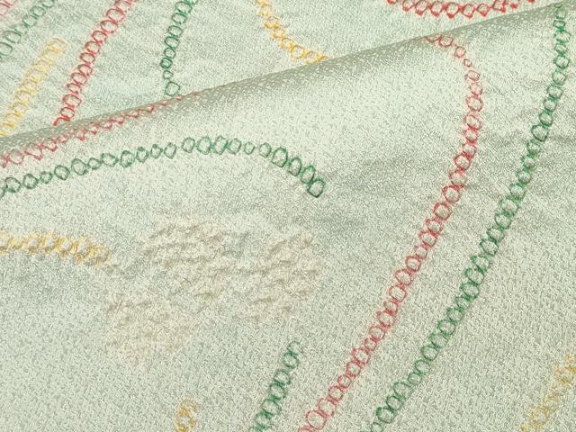 平和屋着物■上質な小紋　流水文　正絹　逸品　CABH1006ou