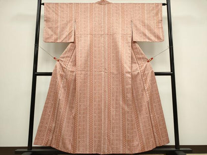 平和屋着物■小紋　吉祥花間道　洗える着物　CABH1037ou