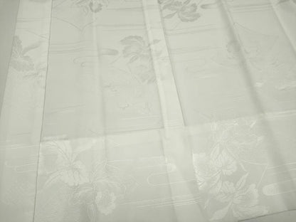 平和屋着物■長襦袢　無双仕立て　エ霞草花地紋　洗える着物　CABH1031ou