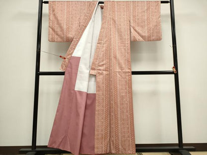 平和屋着物■小紋　吉祥花間道　洗える着物　CABH1037ou