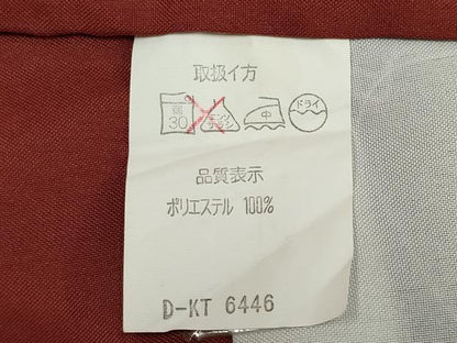 平和屋着物■小紋　草花文　暈し染め　洗える着物　CABH1033ou