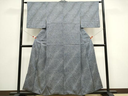平和屋着物■上質な小紋　鹿の子文　正絹　逸品　CABH1038ou