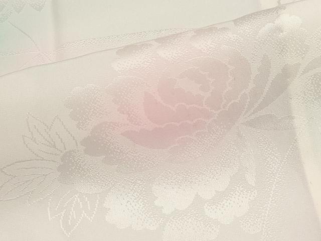 平和屋着物■長襦袢　単衣　草花地紋　暈し染め　正絹　逸品　CABH1029ou