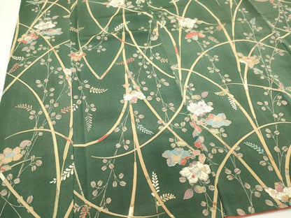 平和屋着物■上質な小紋　辻が花　鬼しぼ縮緬　鈴乃屋扱い　正絹　逸品　CABH1010ou