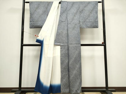 平和屋着物■上質な小紋　鹿の子文　正絹　逸品　CABH1038ou