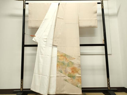 平和屋着物■豪華色留袖　霞草花文　暈し染め　金彩　正絹　逸品　CABH1013ou