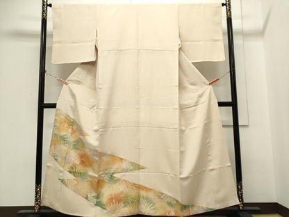 平和屋着物■豪華色留袖　霞草花文　暈し染め　金彩　正絹　逸品　CABH1013ou