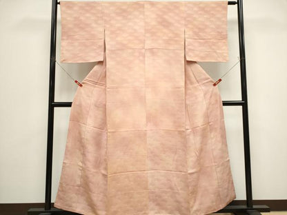 平和屋着物■上質な小紋　霞文　青海波地紋　暈し染め　正絹　逸品　CABH1047ou