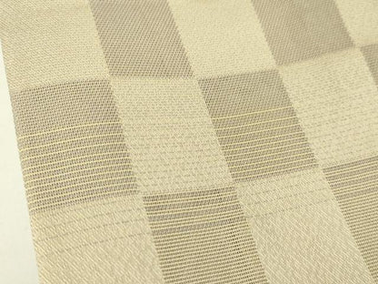 平和屋着物∞極上　道中着　スリーシーズン　春夏秋　塵除け　ロング丈　市松紋紗　暈し染め　逸品　未使用　DZAB7511kh6