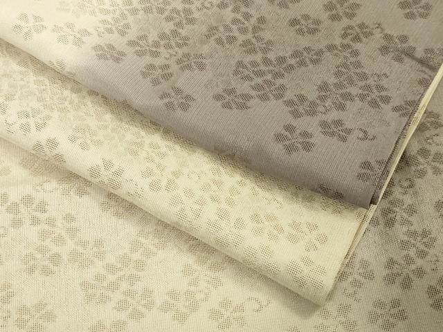 平和屋着物∞極上　道中着　スリーシーズン　春夏秋　塵除け　ロング丈　舞花紋紗　暈し染め　逸品　DZAB7518kh6