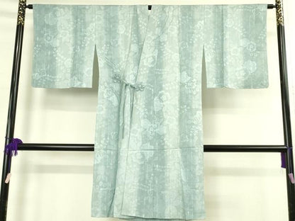 平和屋着物∞極上　道中着　スリーシーズン　春夏秋　塵除け　ロング丈　辻が花紋紗　暈し染め　逸品　未使用　DZAB7528kh6