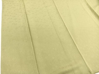 平和屋着物●上質な色無地　作家物　花唐草地紋　木蘭色　正絹　逸品　BAAX2856hv