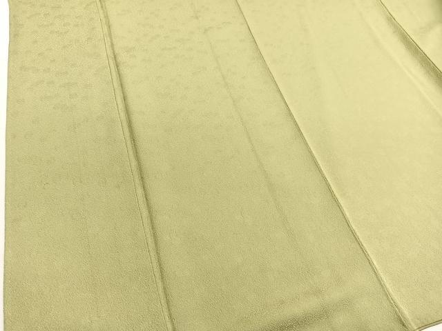 平和屋着物●上質な色無地　作家物　花唐草地紋　木蘭色　正絹　逸品　BAAX2856hv