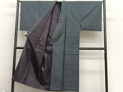平和屋着物■男性　本場大島紬　アンサンブル　100亀甲　総詰め　羽裏：風神雷神　正絹　逸品　BAAX2864hv